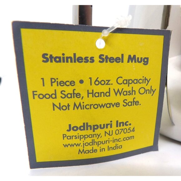 Moscow Mule Stainless Steel 16 oz. Beer Beverage Mug set of 6 New - Picture 6 of 6